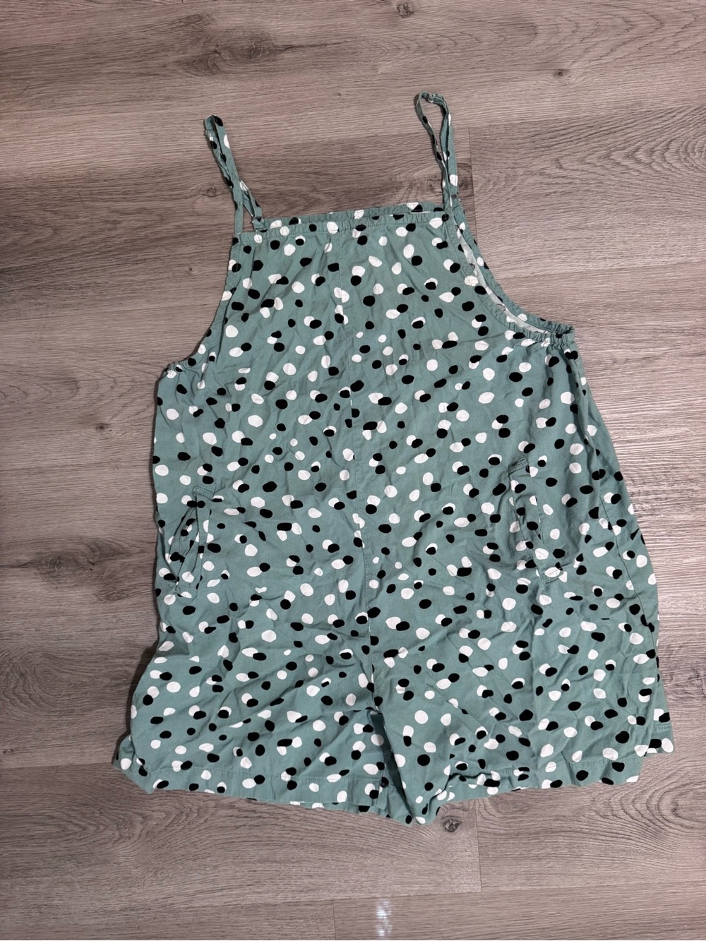 YESNO Women Summer Casual Loose Rompers - Green - XXL